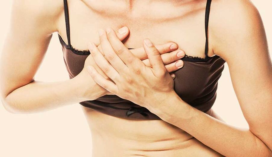 οξύς θωρακικός πόνος μπορεί να είναι η αιτία της οστεοχόνδρωσης του μαστού